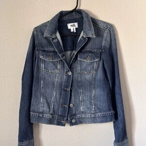 PAIGE Women's Classic Indigo Jean Jacket